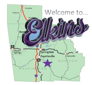 Image: Welcome to Elkins, Arkansas (Map of Elkins)